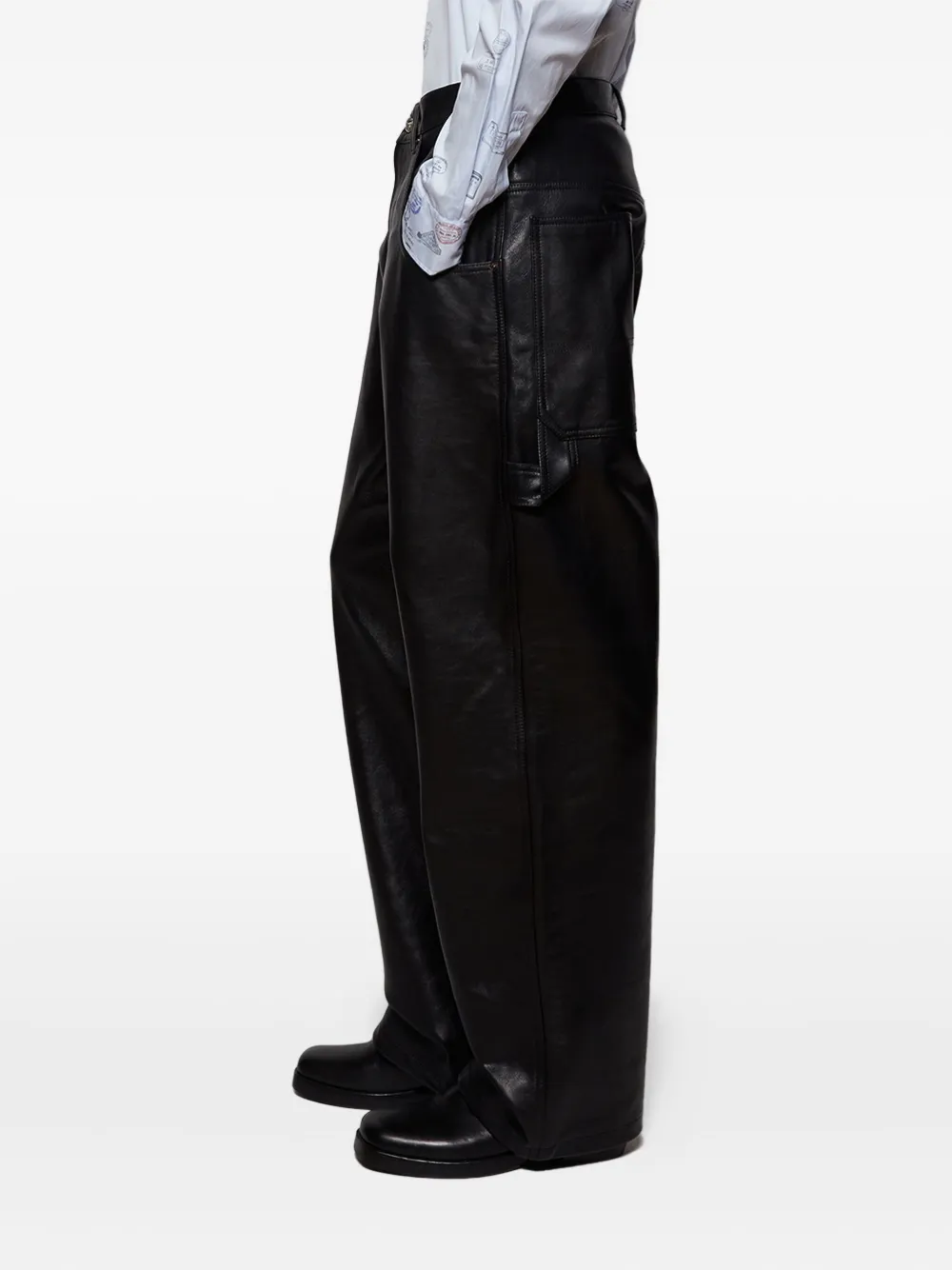 VETEMENTS Broek met wijde pijpen Zwart