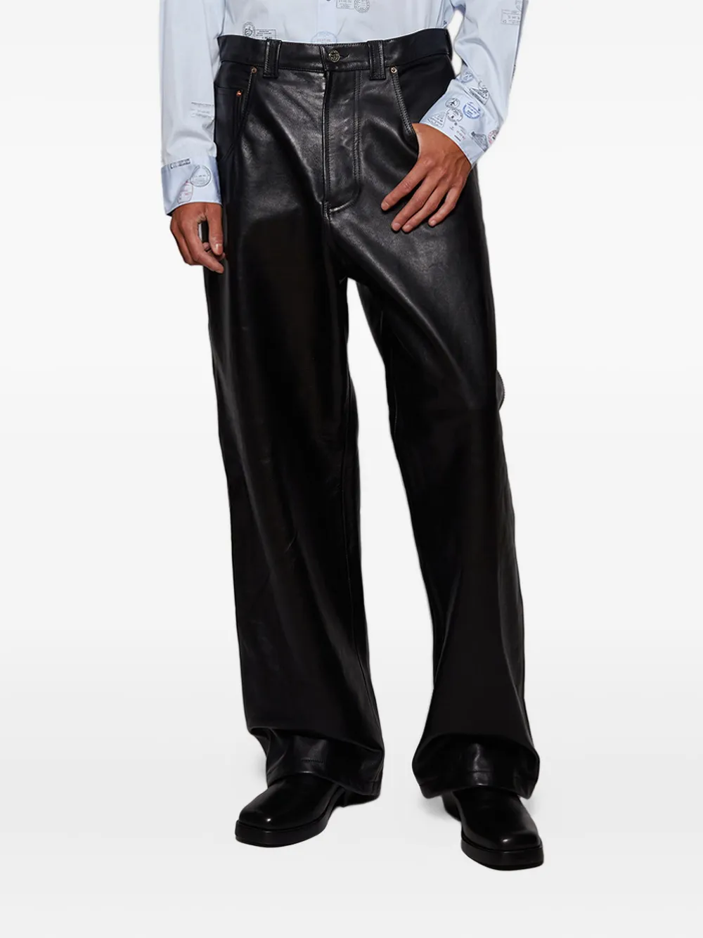 VETEMENTS Broek met wijde pijpen Zwart