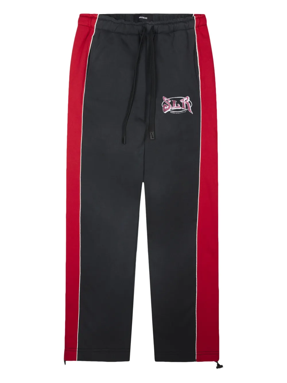 Nahmias striped wide sweatpants | Black | Image 1