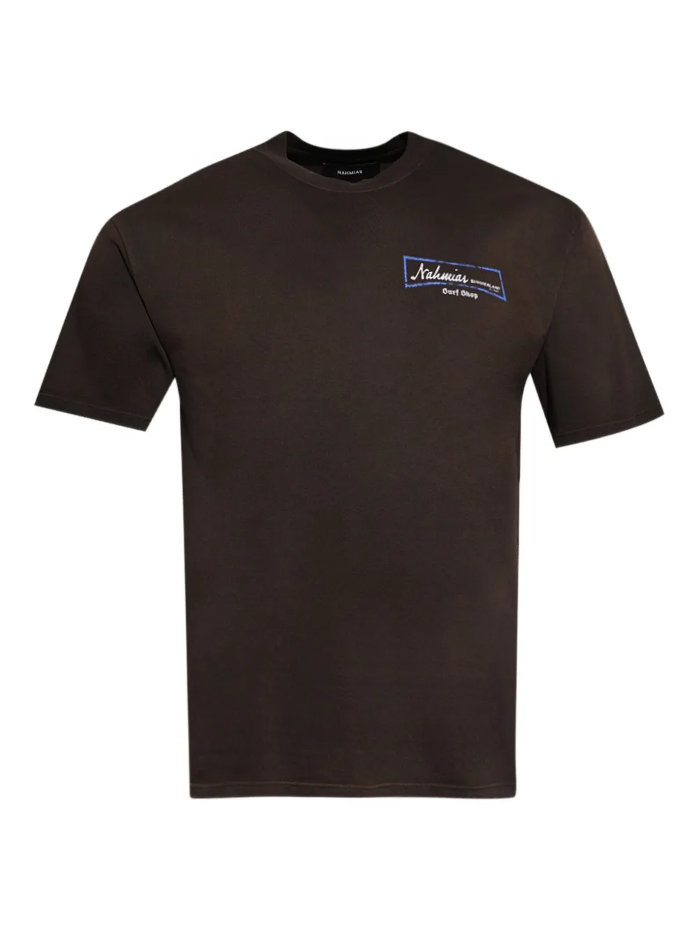 Nahmias playera con estampado gráfico | marrón | Image 1