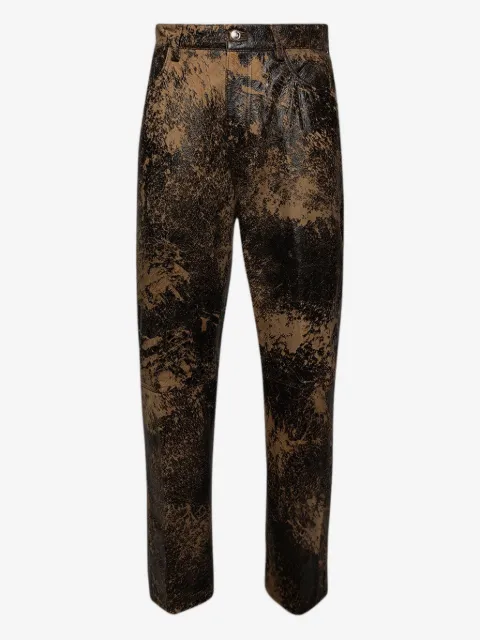 Nahmias leather trousers