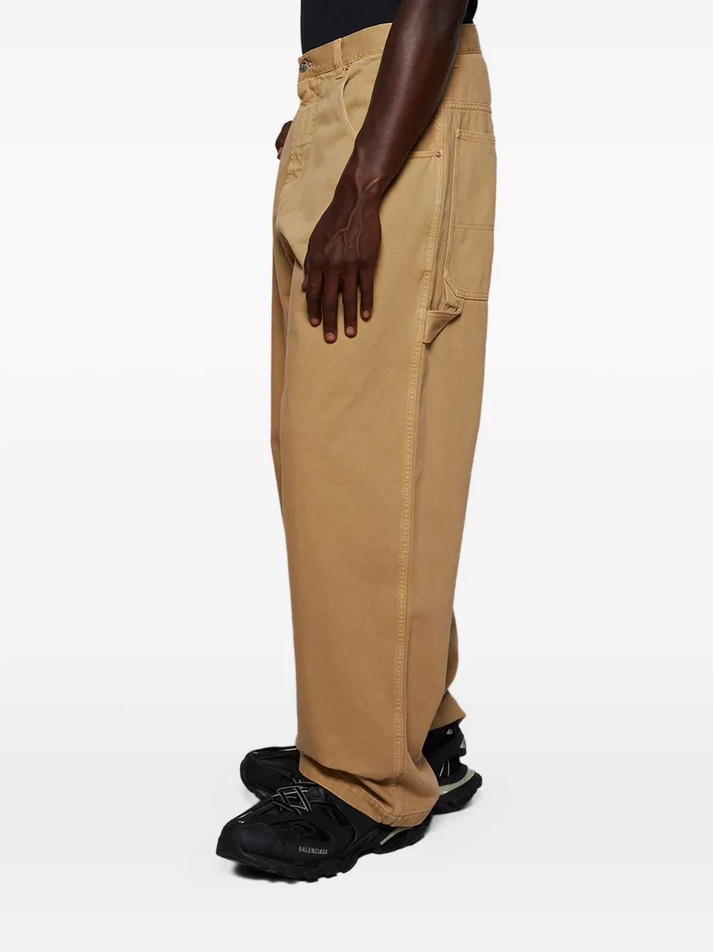 VETEMENTS cotton jeans Bruin