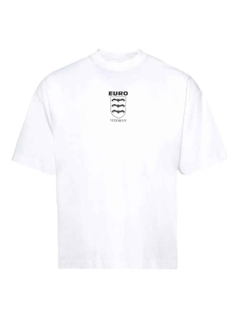 VETEMENTS graphic-logo T-shirt Wit
