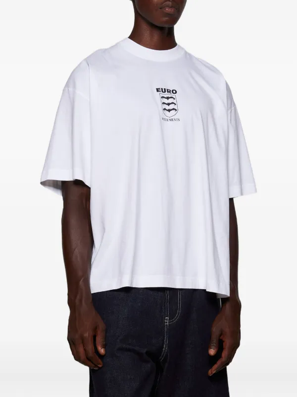 VETEMENTS Playera Con Logo Gráfico Blanco FARFETCH MX