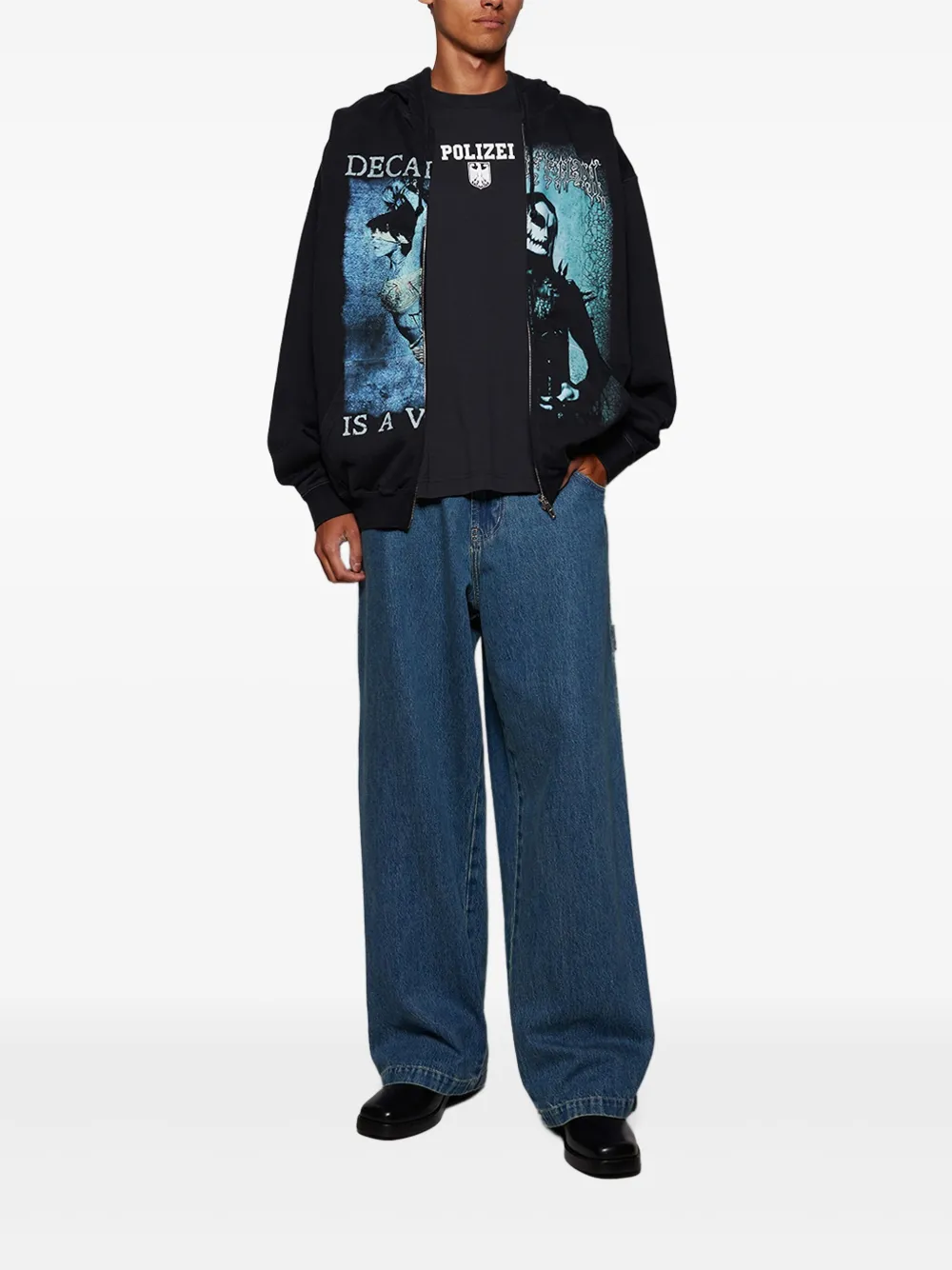 VETEMENTS utility-pocket denim jeans | Relaxed-Fit Jeans | Image 2