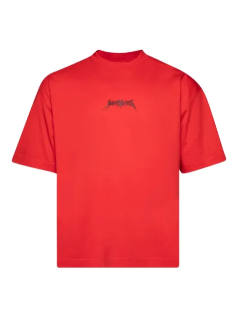 VETEMENTS logo-print crew-neck T-shirt