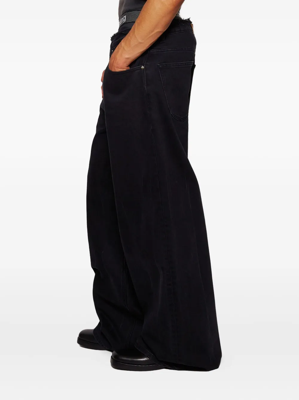 Alexander Wang Jeans met tailleband Zwart