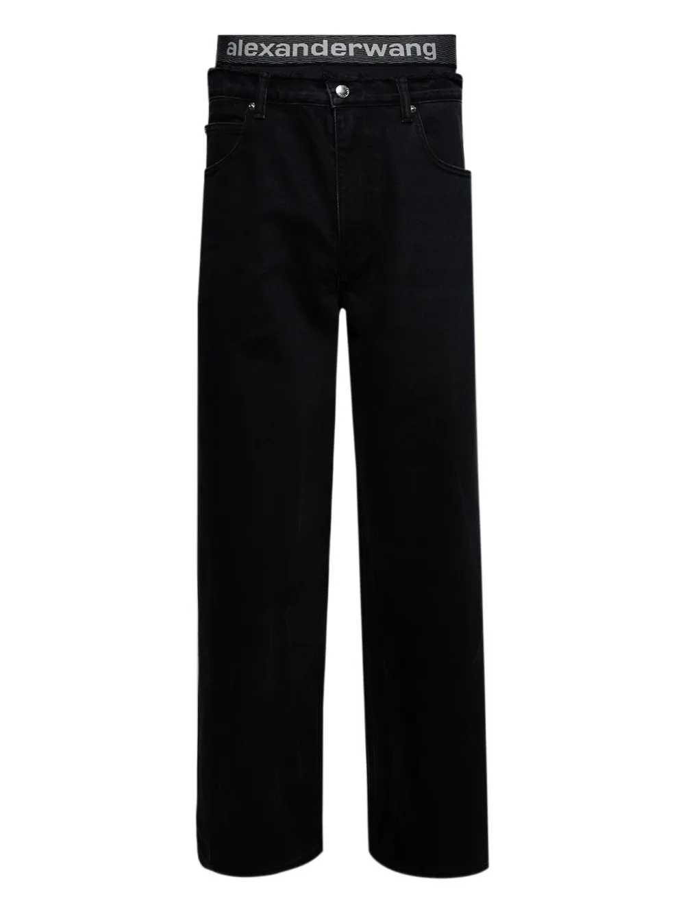 Alexander Wang waistband-detail jeans | Black | Image 1