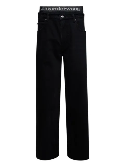 Alexander Wang waistband-detail jeans