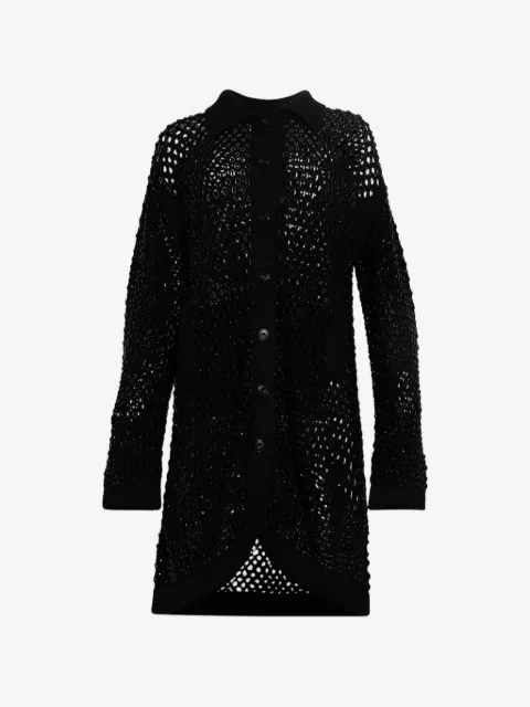 diotima open-knit cardi-coat