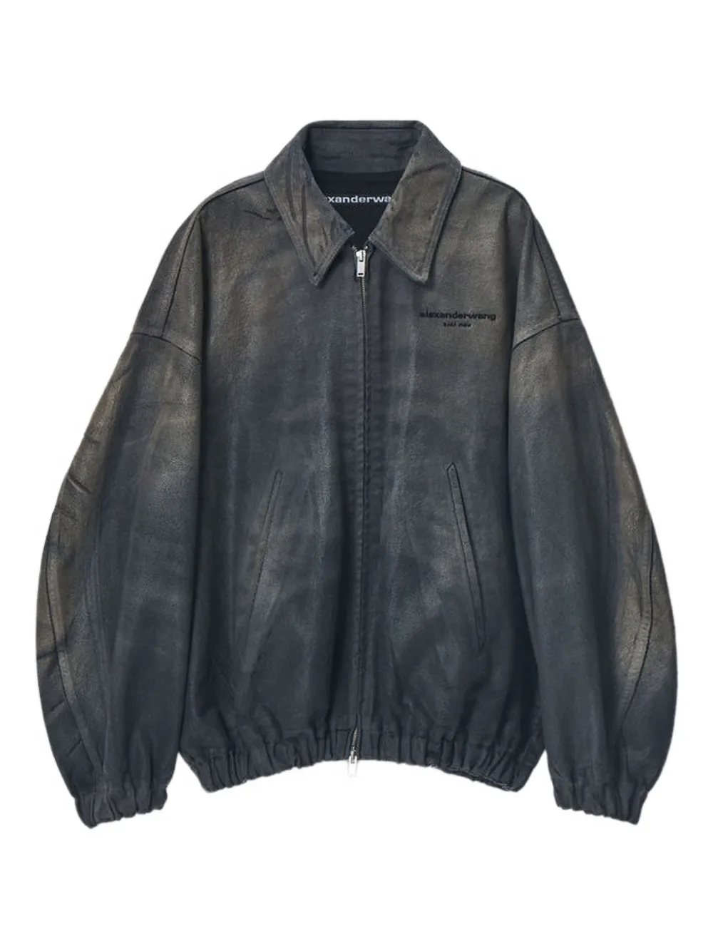 Alexander Wang zip-up bomber jacket | Black | Image 1