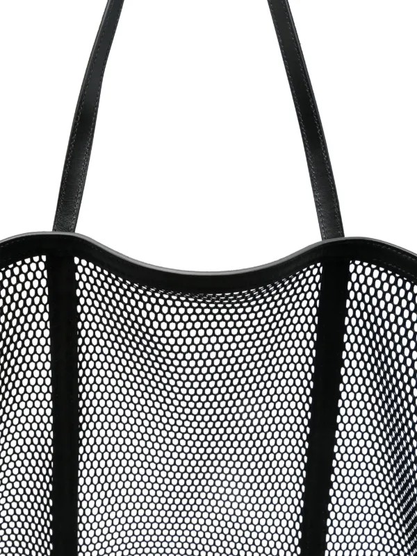THE ATTICO 248WCM158E100015 関税送料込 The Attico Mesh Tote Bag | Black | FARFETCH JO