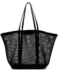 The Attico mesh tote bag - Black