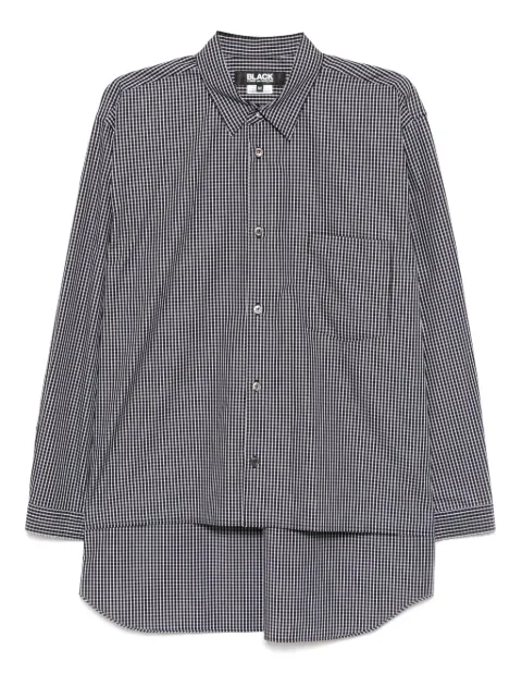 Black Comme Des Garçons checked shirt