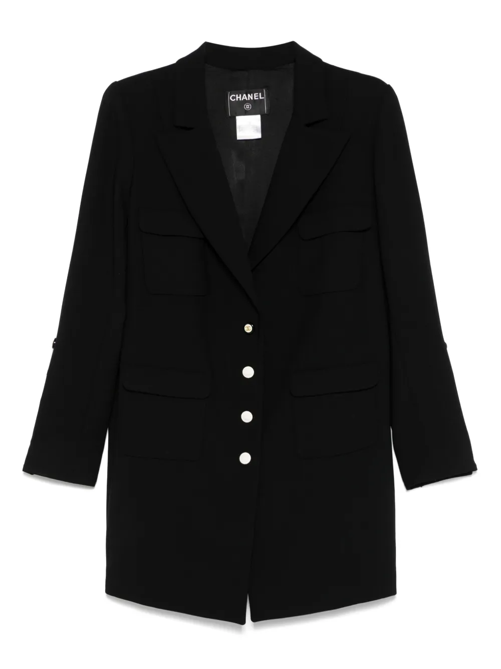CHANEL Pre-Owned 2007 single-breasted blazer | Black | Image 1