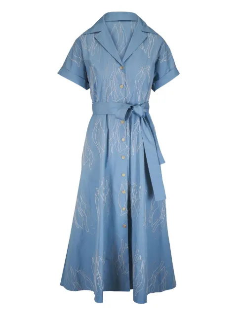 Lafayette 148 vestido midi