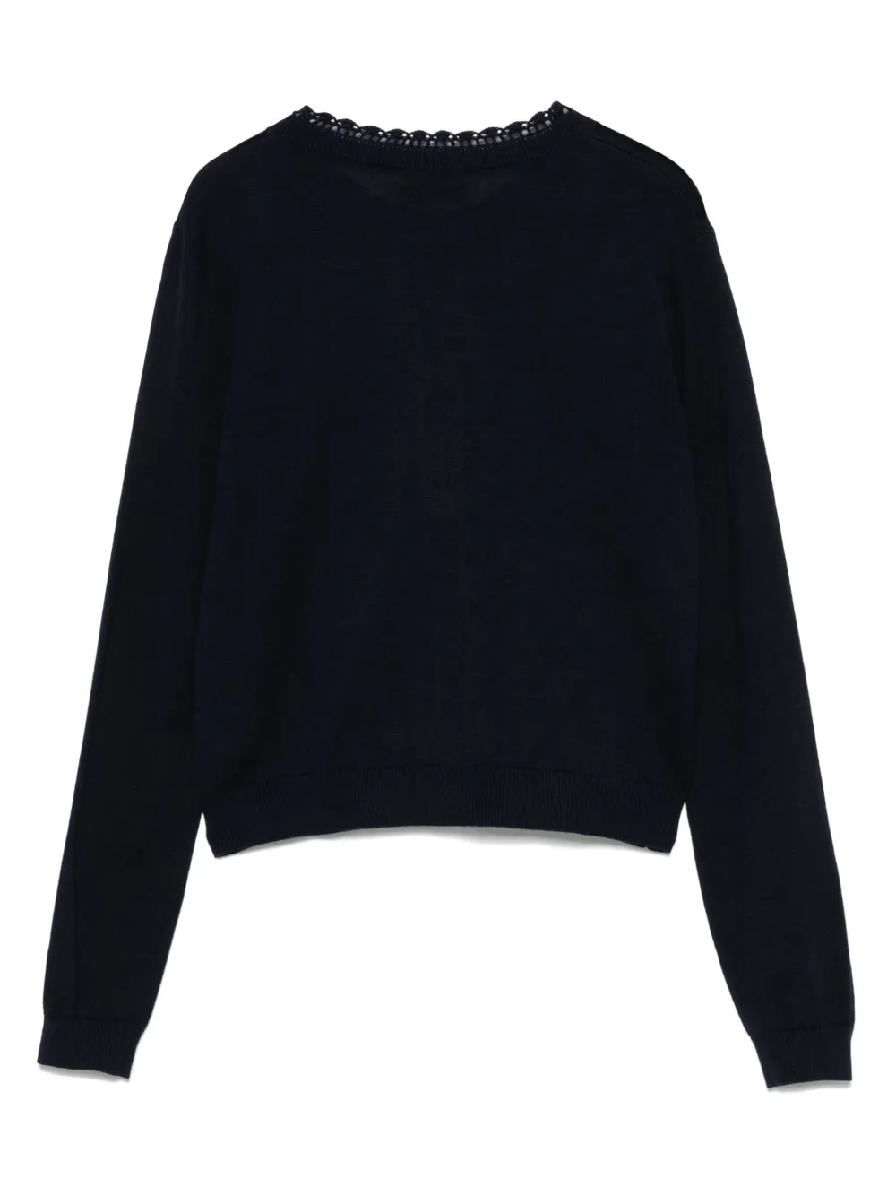 Shop Shushu-tong Logo-embroidered Cardigan In Blue