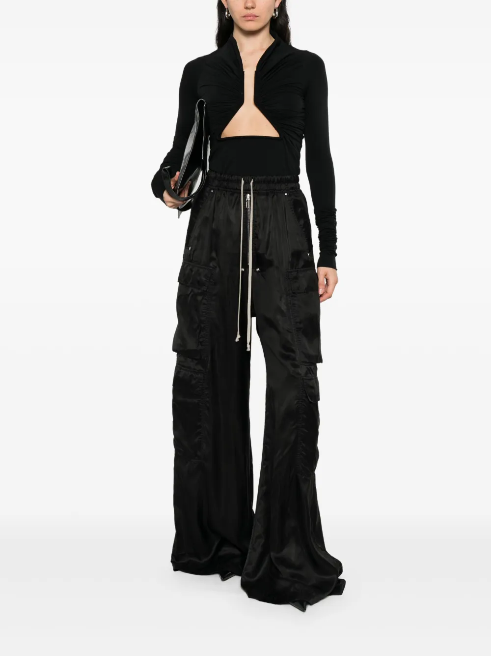 Rick Owens Cargobelas cargo pants Zwart
