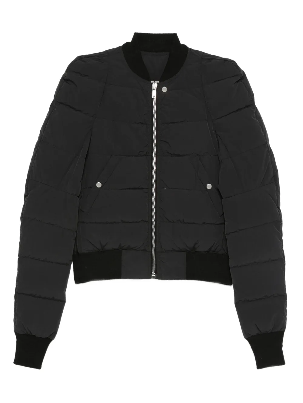 Rick Owens quilted zip-up puffer jacket | Black | Image 1