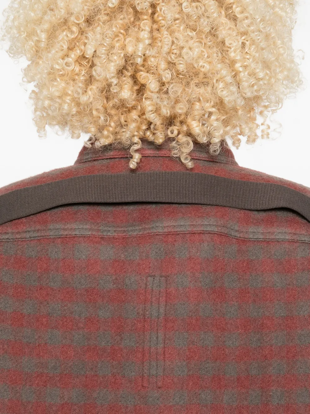 Rick Owens Checked Patch-pocket Shirt In Multi