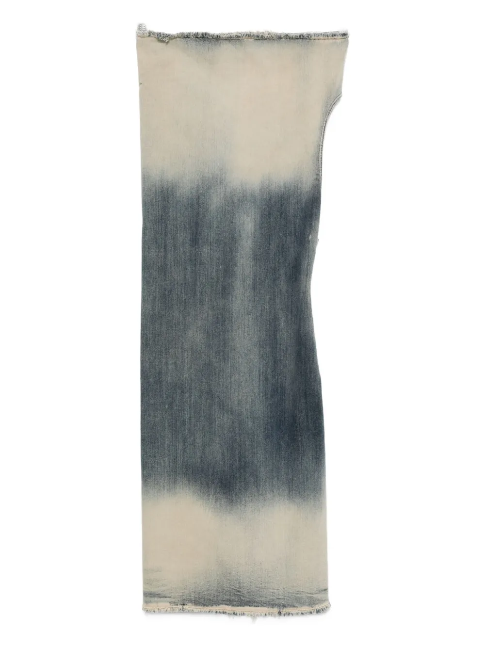 Rick Owens One-shoulder Mini Dress In Gray
