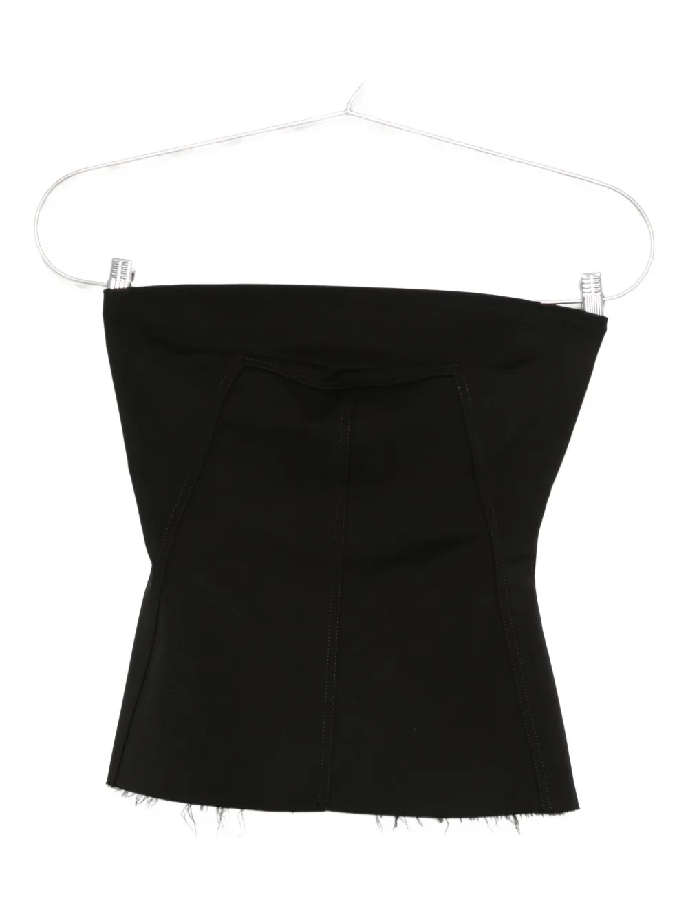 Rick Owens strapless top Zwart