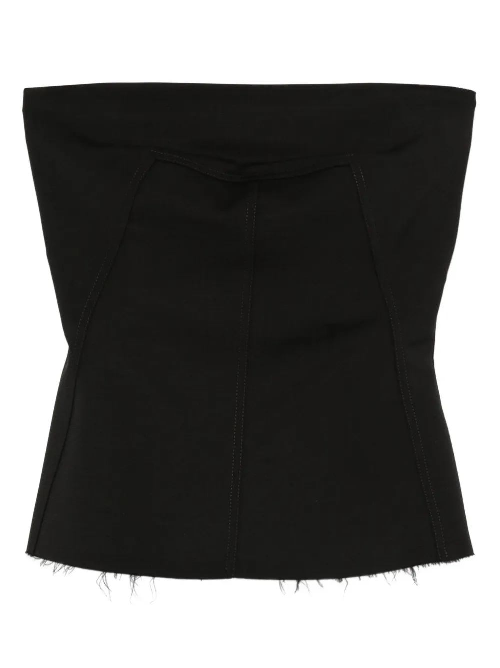 Rick Owens Strapless top Zwart