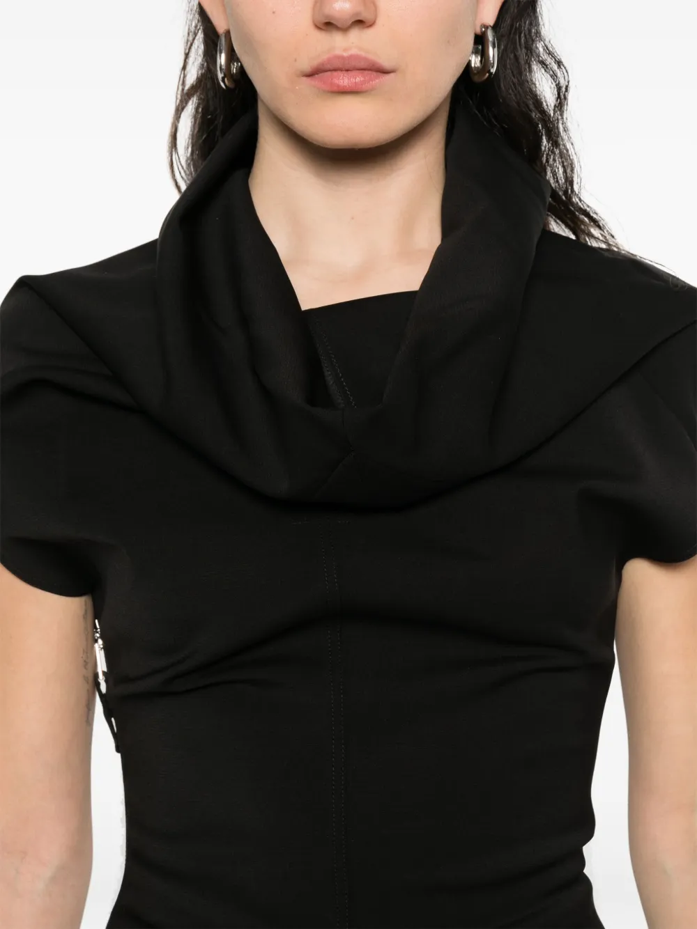 Rick Owens Shroud top Zwart