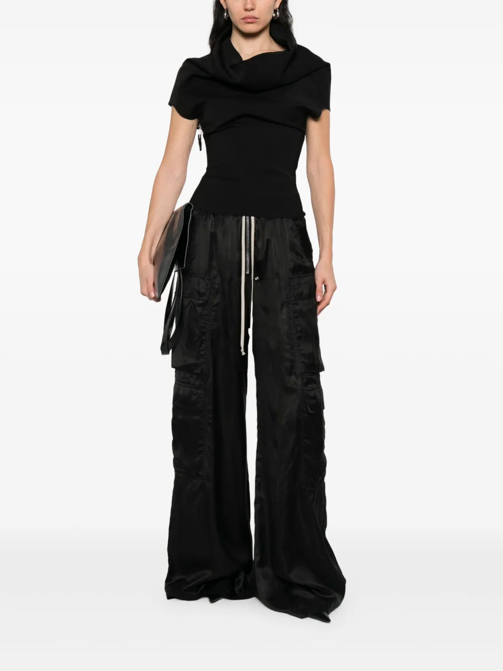 Rick Owens Shroud top Zwart