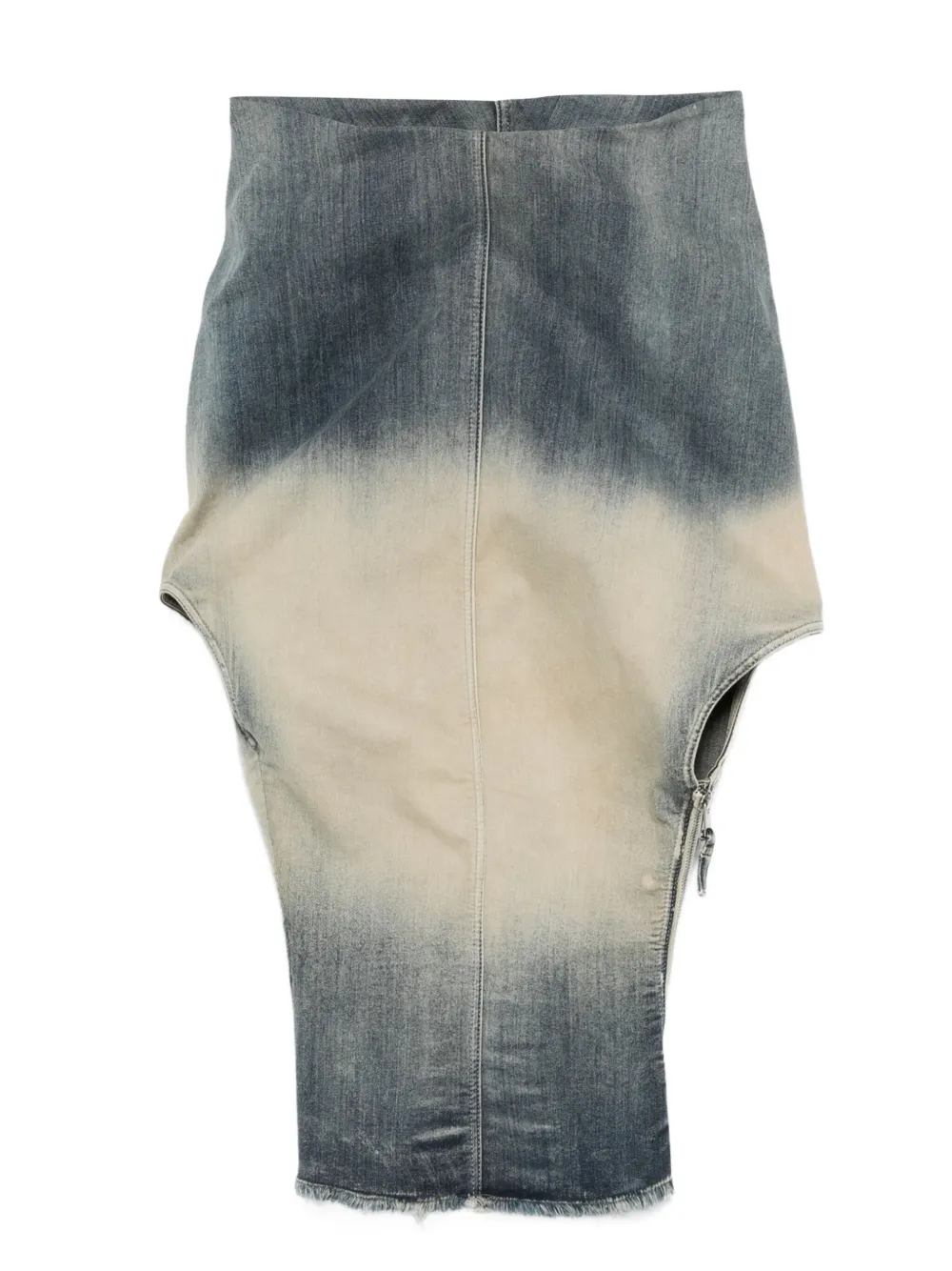 Rick Owens Denim Top In Blue