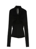 Rick Owens cut out-detail top - Black