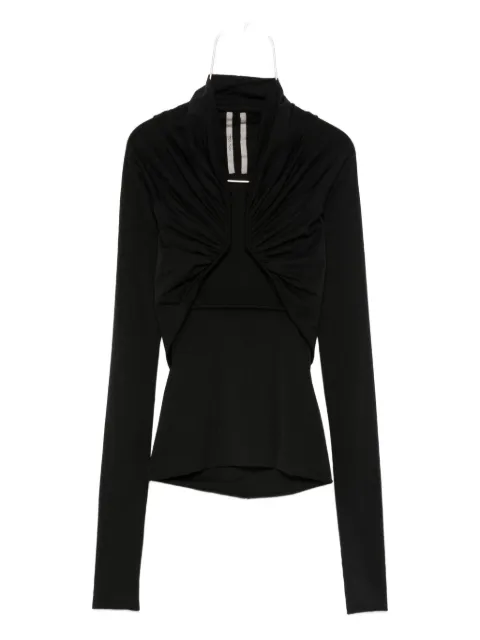 Rick Owens cut out-detail top