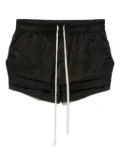 Rick Owens R OWENS FOG ELSTIC WAIST UNDER LAY BOXER SHORTS BLACK