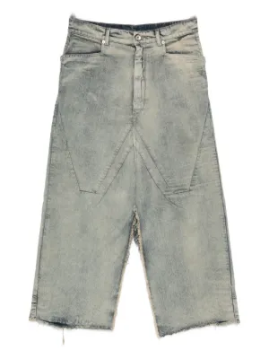 Rick Owens DRKSHDW ダメージ スカート | ニュートラル | FARFETCH JP