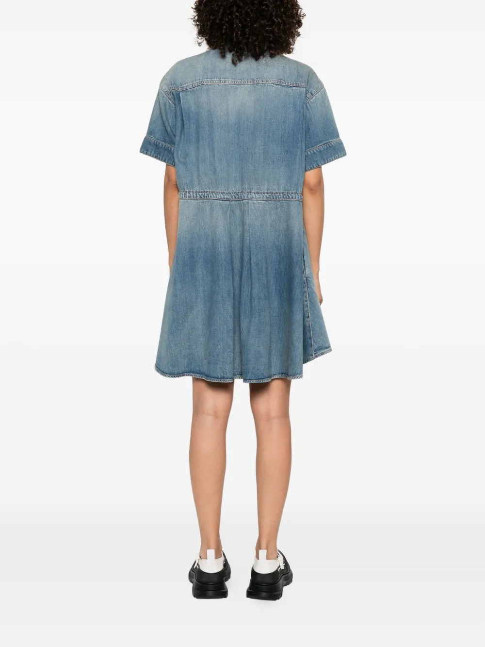 Alexander McQueen Denim jurk Blauw