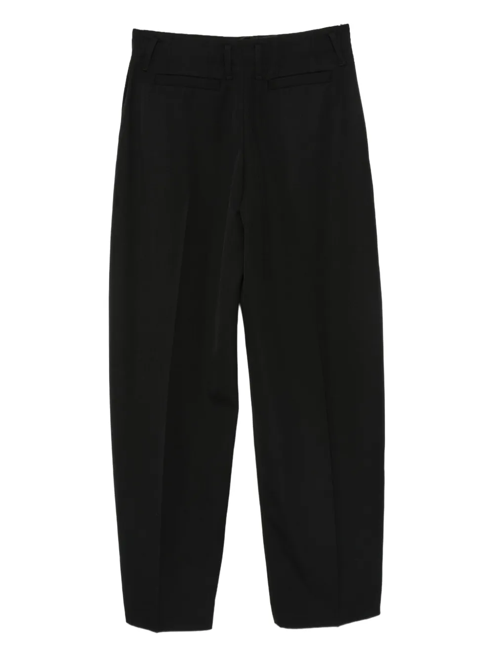 Alexander McQueen cotton tapered trousers Zwart