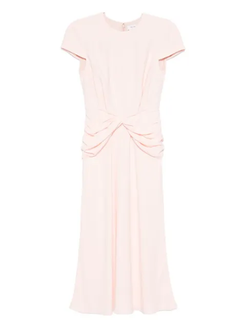 Alexander McQueen twist-detail midi dress 