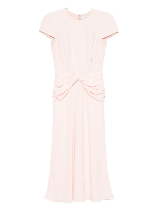 【Alexander McQueen】★twist-detail midi dress Alexander McQueen twist-detail Midi Dress | Pink | FARFETCH