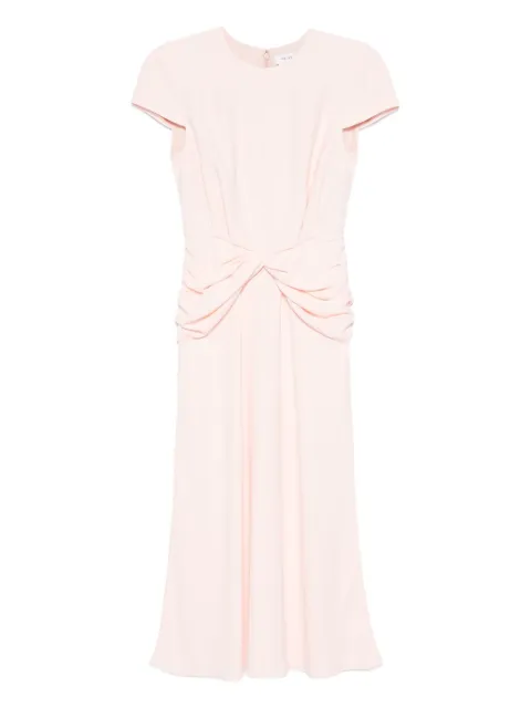 Alexander McQueen Vestido longo com detalhe torcido