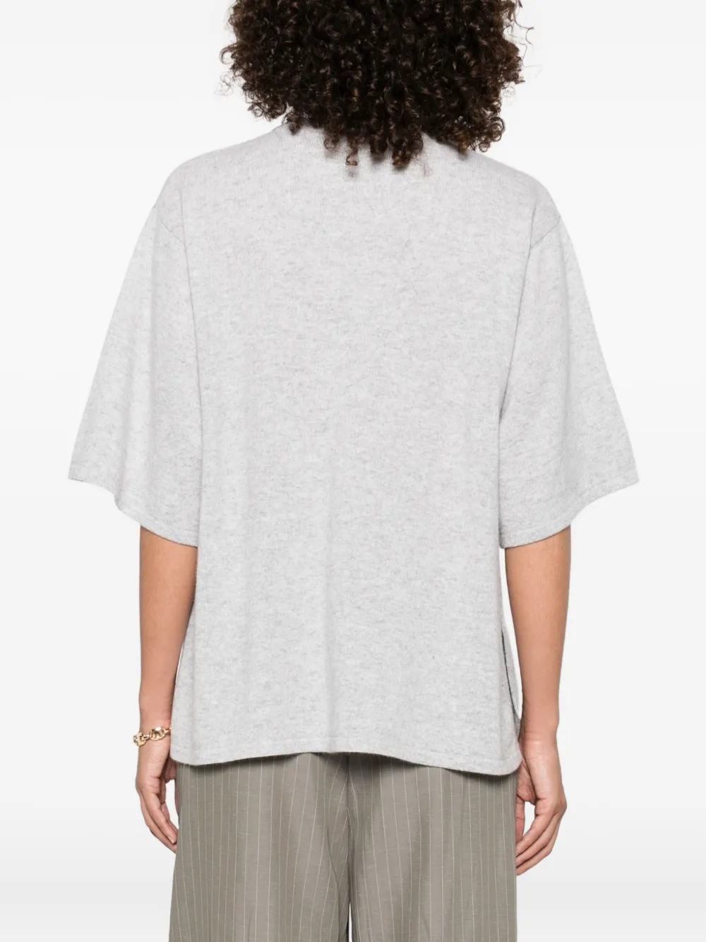 St. Agni Kasjmier T-shirt Grijs