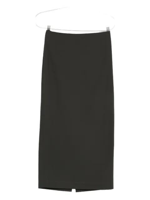 St. Agni low-waist column maxi skirt