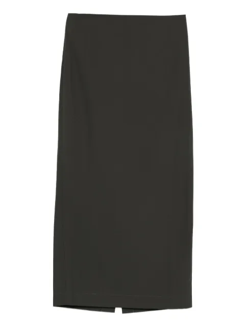 St. Agni low-waist column maxi skirt