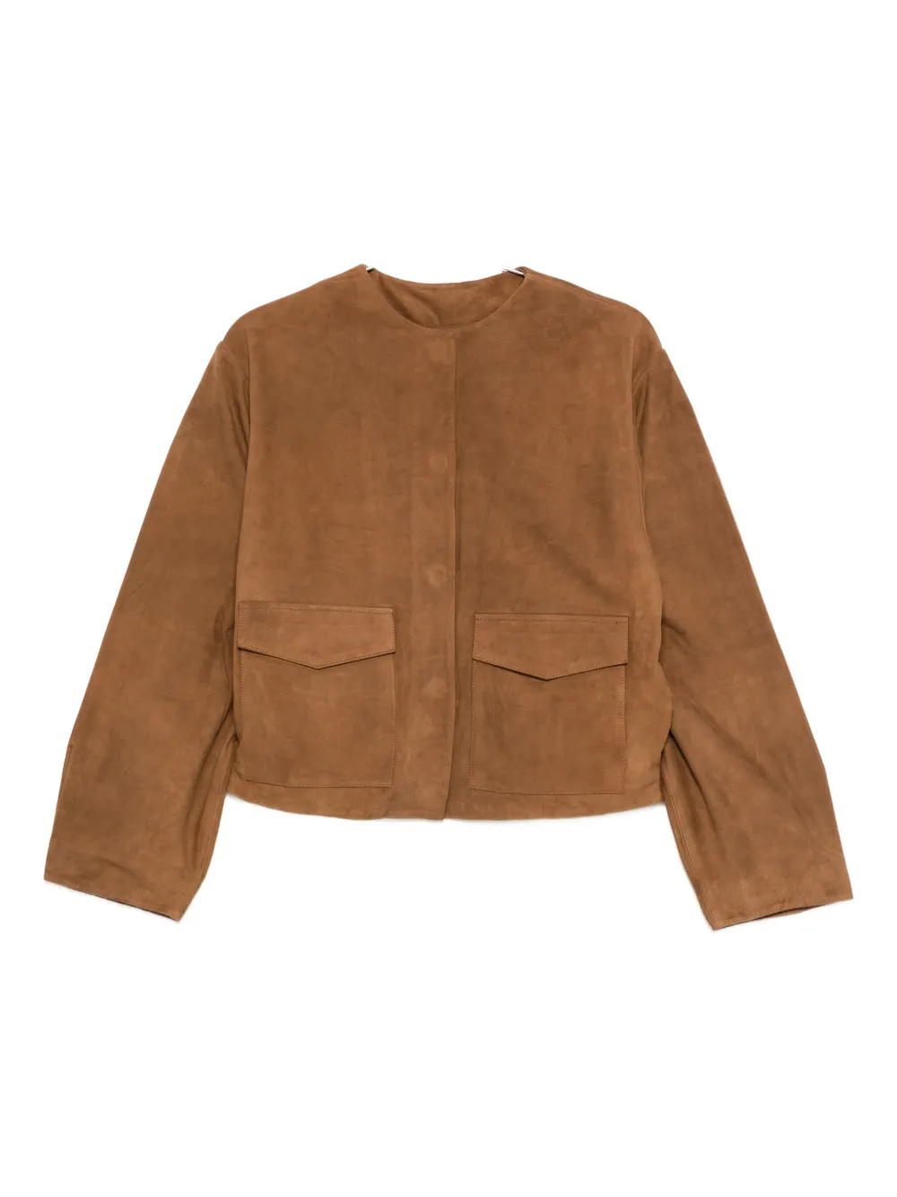 St. Agni suede jacket - Brown