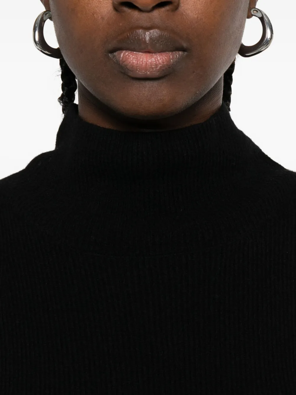 St Agni High-neck Sleeveless Top In Black