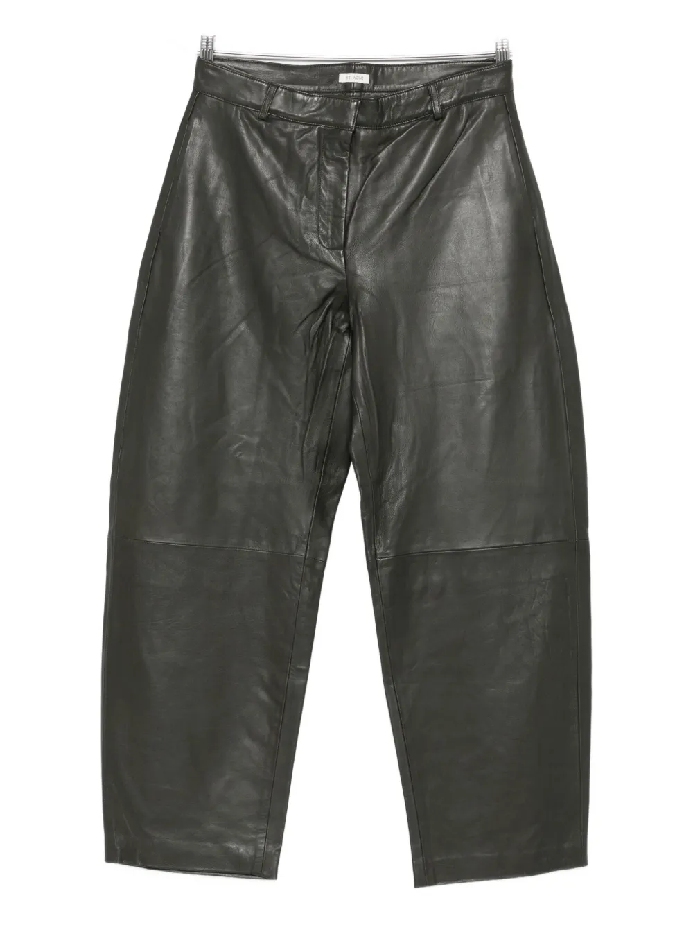 St. Agni leather trousers - Verde