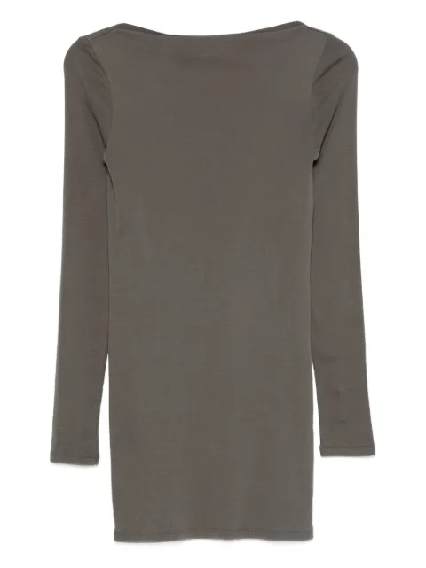 St. Agni boat-neck long-sleeve mini dress