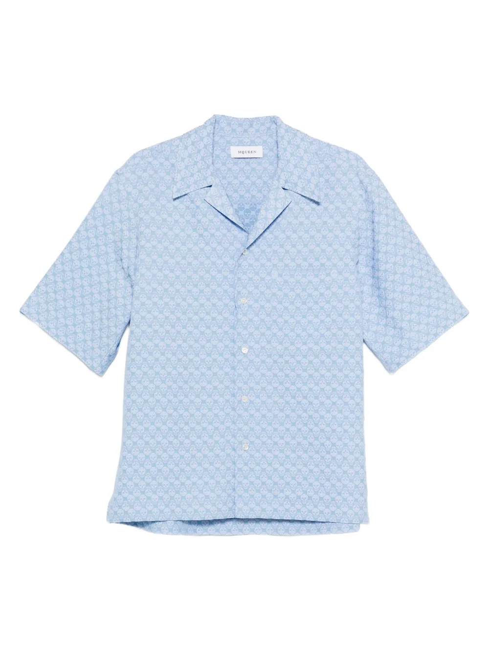 Alexander McQueen Overhemd met print Blauw