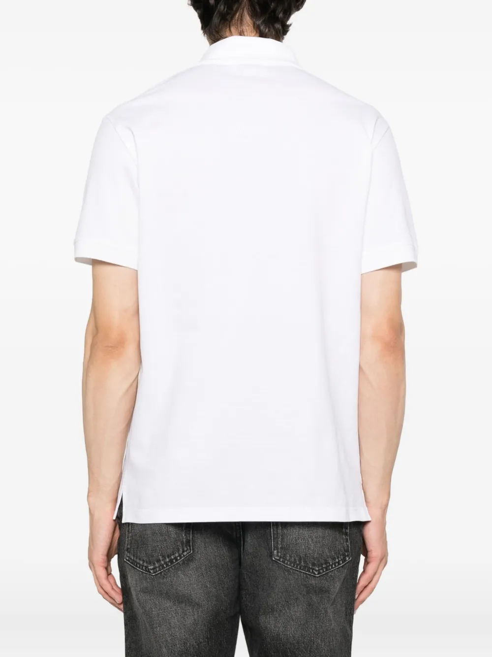 Alexander McQueen Poloshirt met geborduurd logo Wit