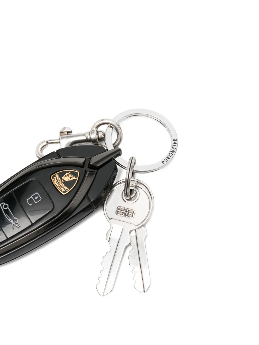 Balenciaga x Lamborghini car key bag charm Zwart