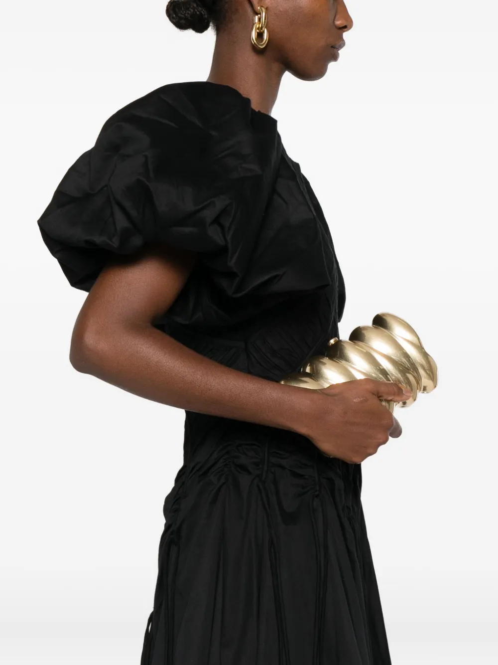 Simkhai Reya gedraaide clutch - Goud